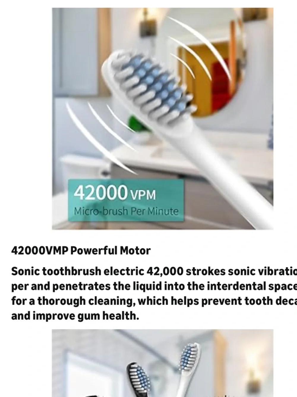 X-3 Sonic Electric Toothbrush